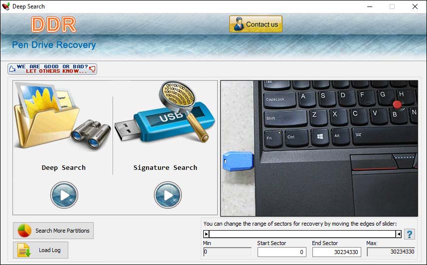USB Drive Restore screen shot